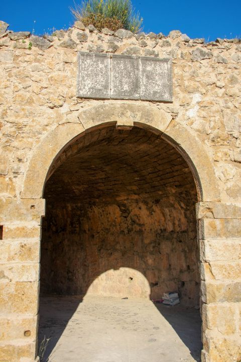 Castle of Assos: Stone built arch