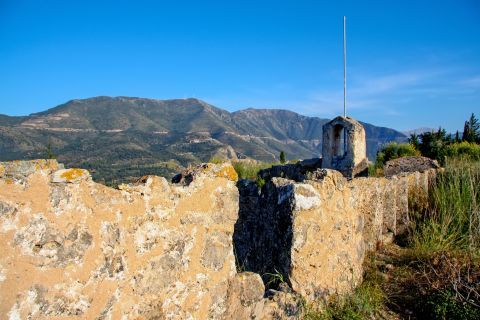 Castle of Assos: Magnificent view of hills