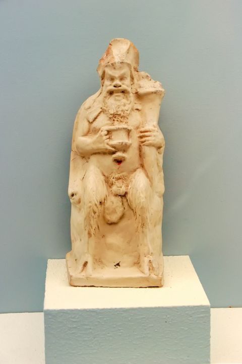 Archaeological Museum: Cray statue of Pan