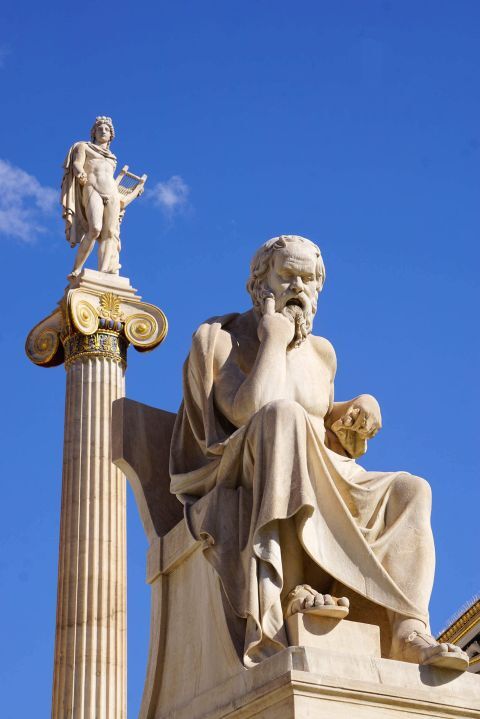 Academy of Athens: Socrates and Apollo