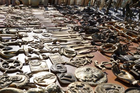 Flea Market: old metal items