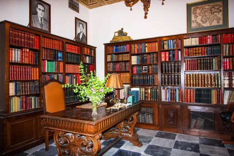 Iakovatios Library: A part of the remarkable collection of the library.
