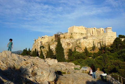 Areopagus Hill: The Acropolis from Arios Pagos
