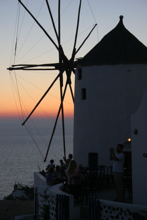 Windmill: View during sunset