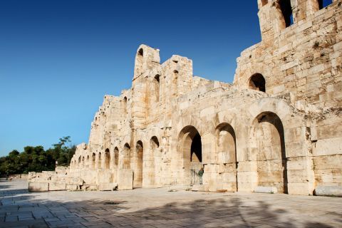 Herodes Atticus theatre: The Odeon of Herodes Atticus is a stone theatre structure