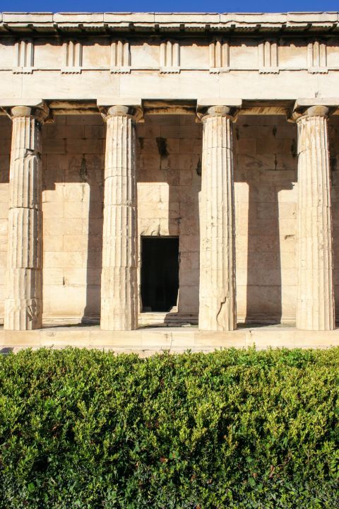 Ancient Agora: Columns of the Temple of Hephaestus