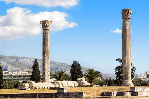 Olympian Zeus temple: The Columns of the Olympian Zeus