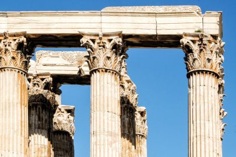 Olympian Zeus temple: The unique architecture of the Columns of the Olympian Zeus