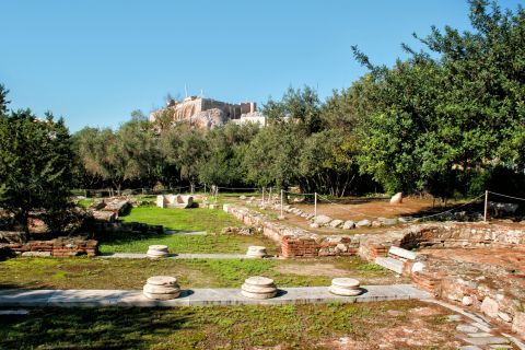 Olympian Zeus temple: Ancient sites and natural surroundings near The Temple of Olympian Zeus