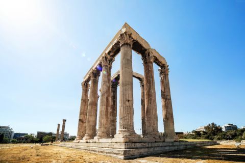 Olympian Zeus temple: The Temple of Olympian Zeus,  one of the greatest ancient temples of Zeus