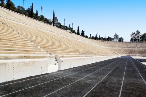 Panathenaic Stadium (Kalimarmaro): The seatings of the Panathenaic Stadium