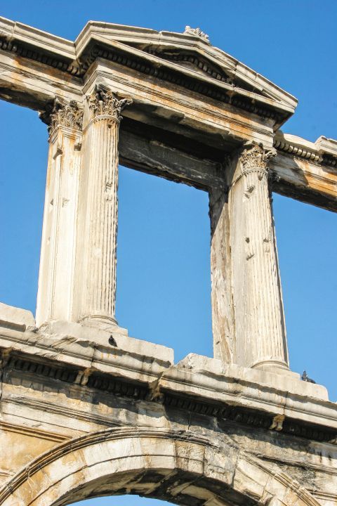 Arch of Hadrian: The Arch of Hadrian architecture resembles a lot to similar Roman arches
