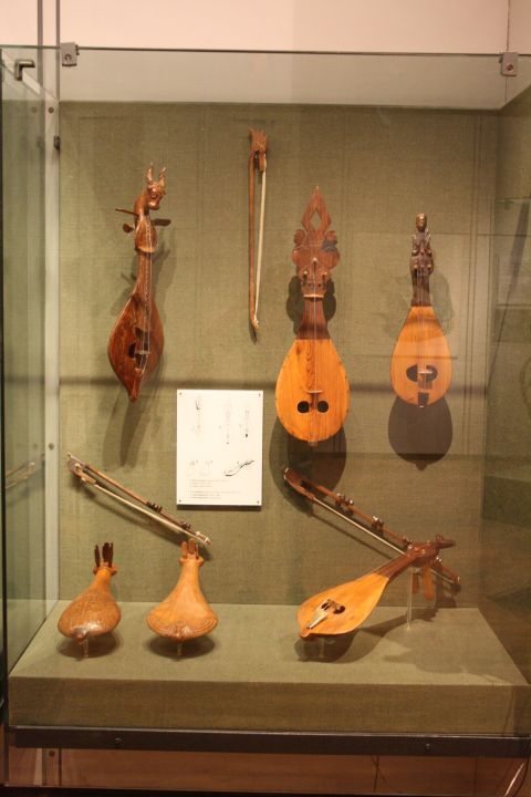 Folk Instruments museum: A selection of folk string instruments