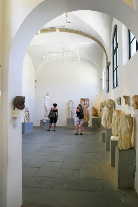 Archaeological Museum: A collection of marble statues.