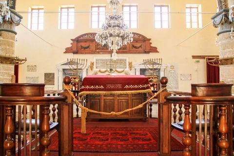 Jewish Museum: At the Kahal Shalom Synagogue of Rhodes