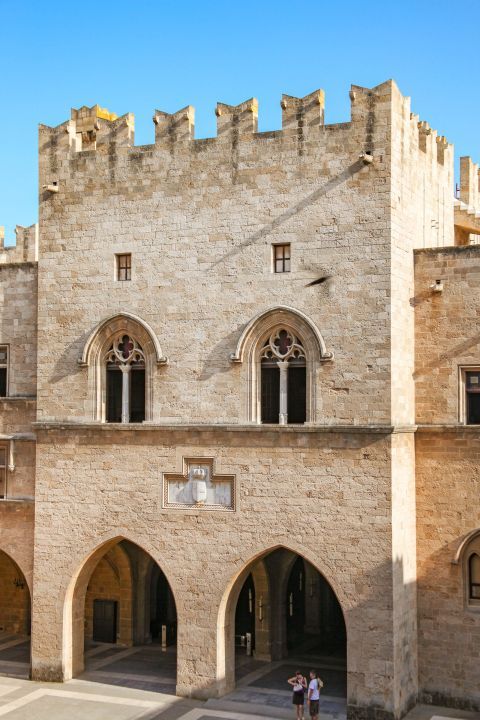 Fortress and Palace of the Grand Masters, UNESCO World Heritage Site, Rhodes  City, Rhodes, Dodecanese, Greek Islands, Greece, Europe - SuperStock