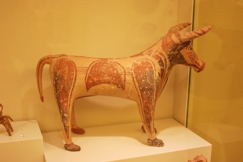 Archaeological Museum: Bull Terracotta Figurine