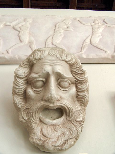 Archaeological Museum: A theatrical mask.