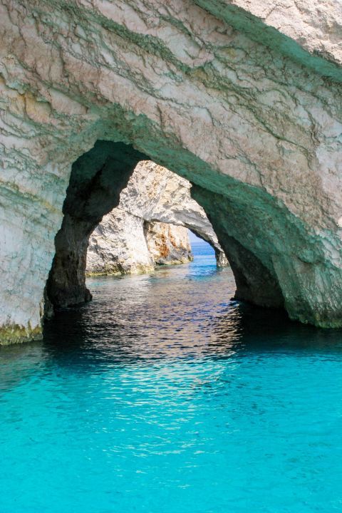 Blue Caves: Blue Caves are one of the most wonderful places in Greece.