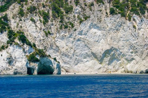Marathonisi Islet: The sea caves of Marathonisi are ideal for those who like snorkeling.