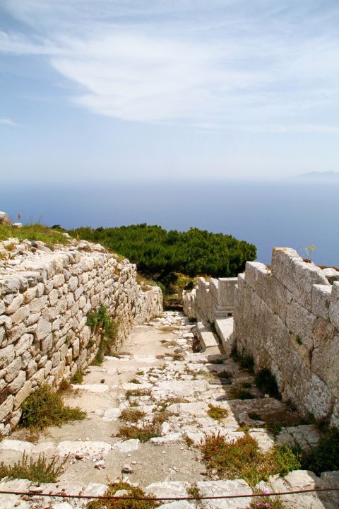 Ancient Thera: A well-preserved pavement in Ancient Thera