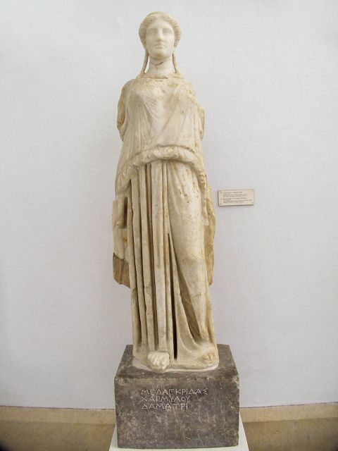 Archaeological Museum: Statue of Demeter in the Archaeological Museum of Kos