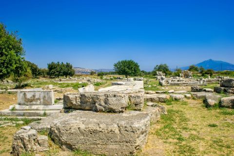 Heraion Sanctuary: The temple was destroyed in the 6th century BC for an unknown reason. Its renovation was never completed.