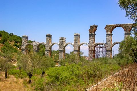 Roman Aqueduct: The Roman Aqueduct opened as an archaeological site in 1995.