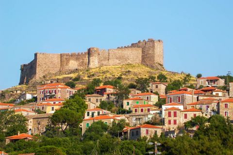 Molyvos Castle: The Castle of Molyvos stands as a great historical monument for the whole island.