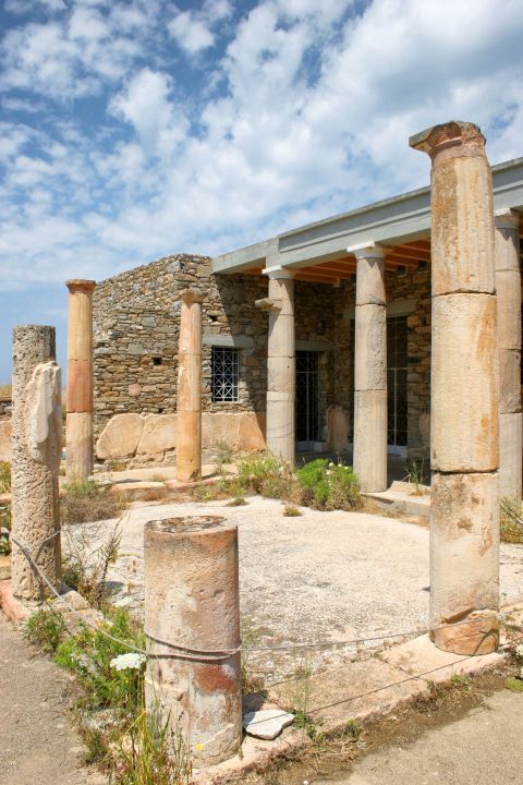 Delos Island: Ruins of an Ancient construction