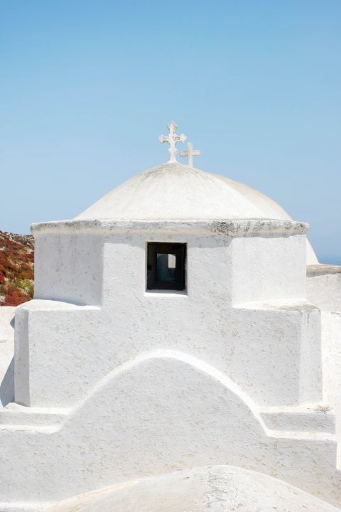 Church of Panagia: The Church of Panagia and its white dome