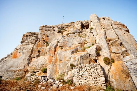 Venetian Castle: The massive rock that stands in the middle of Amorgos