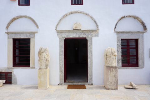Archaeological Collection: The entrance of the beautiful building that was transformed into a museum