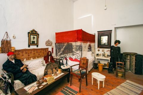 Folklore Museum: Depiction of an old house.