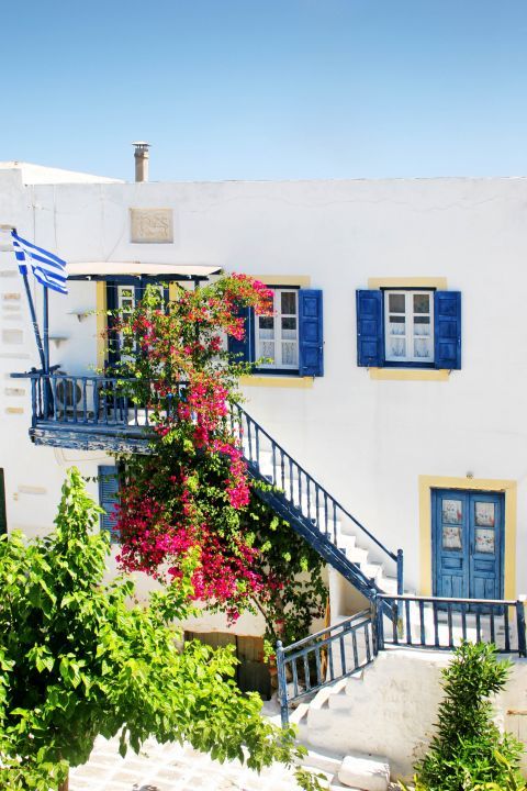 Venetian Castle: A typical Cycladic house