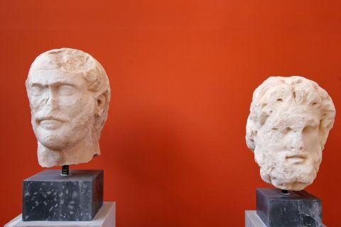 Archaeological Museum: Marble head sculptures