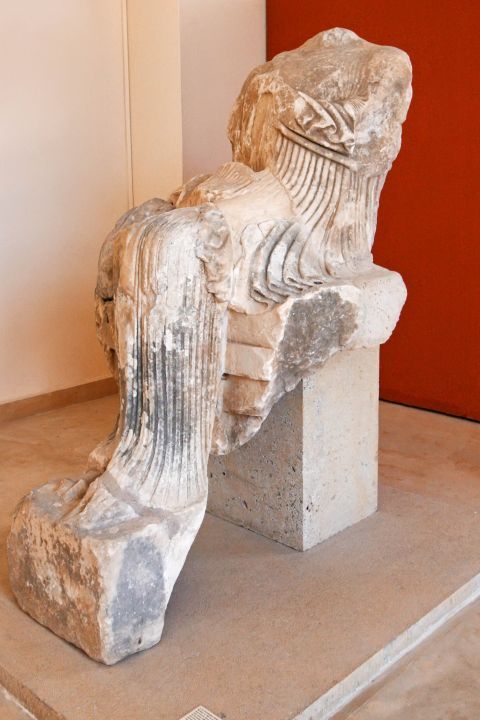 Archaeological Museum: A marble statue