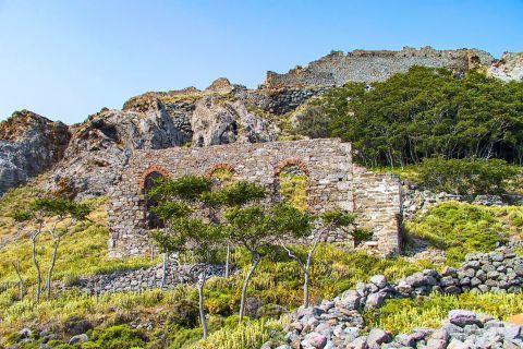 Byzantine Castle: In 1770, serious damages were caused to the castle by the Russian fleet, while trying to free Myrina from the Turks.