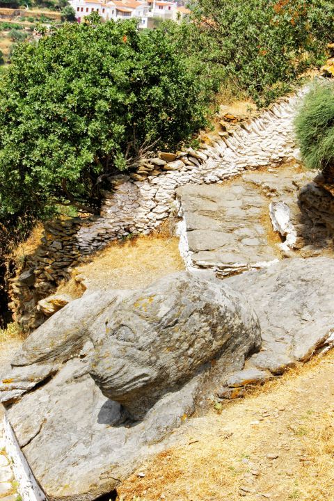 Stone Lion: The Stone Lion of Ioulis in Kea