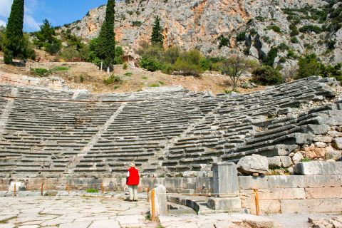 Ancient Theatre: This Ancient Theater dates back to the 4th century BC and was constructed with limestone from Mount Parnassos.