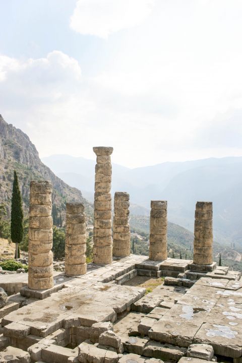 Apollo Temple: Some columns of the Temple are preserved until nowadays.