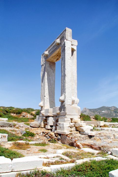 Portara (or Temple Of Apollo): The ancient columns of Portara