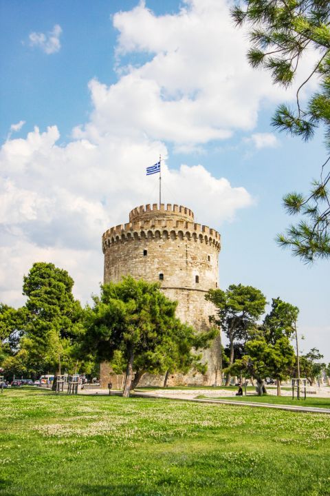 White Tower: The White Tower was constructed in the 16th century by the Ottomans, it was used as a fortress, a prison, and a university workshop.
