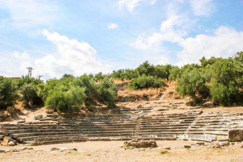 Ancient Theatre: The ancient theatre of Gythio was built in the Roman times.