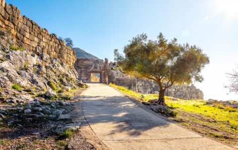 Lion Gate: Unspoiled nature around the Lion Gate of Mycenae