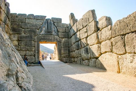 Cyclopean Walls: The Lion Gate of the Cyclopean Walls.