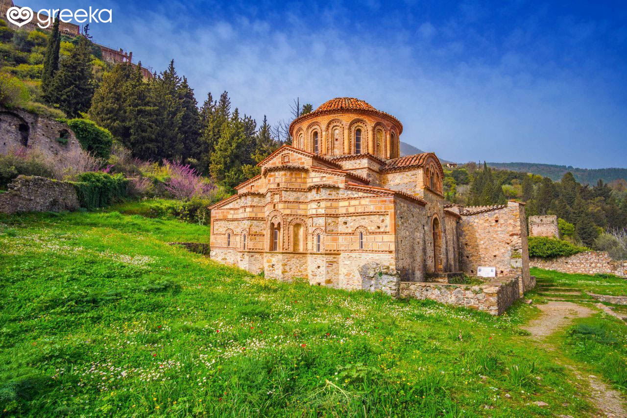Church Agioi Theodoroi Mystras  Greece Greeka