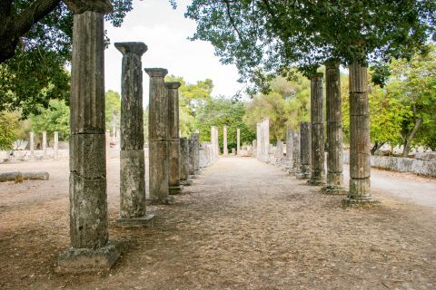 Zeus Temple: Remaining columns.