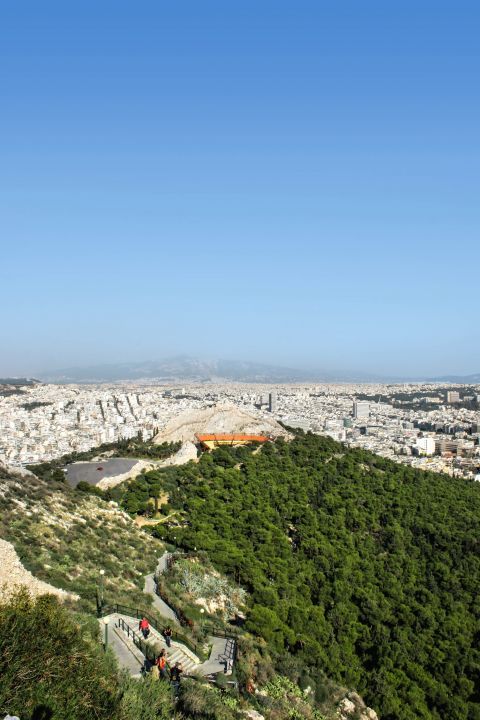 Lycabettus Hill: View from Lycabettus hill