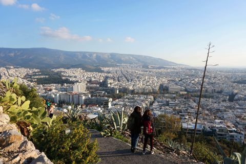 Lycabettus Hill: Path to Agios Georgios Chapel
